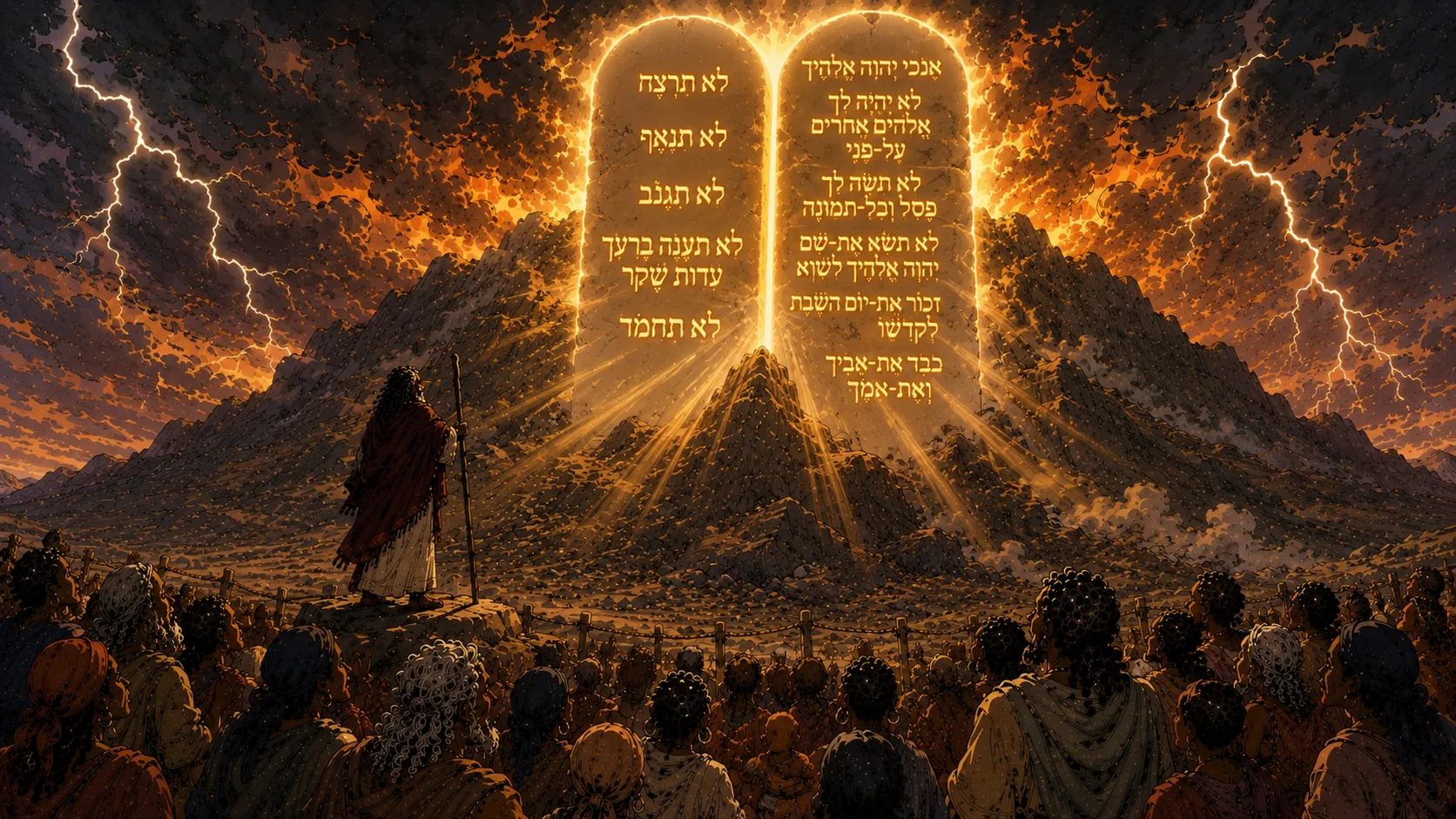 The Ten Words — Aseret HaDibrot — Exodus 20:1–17